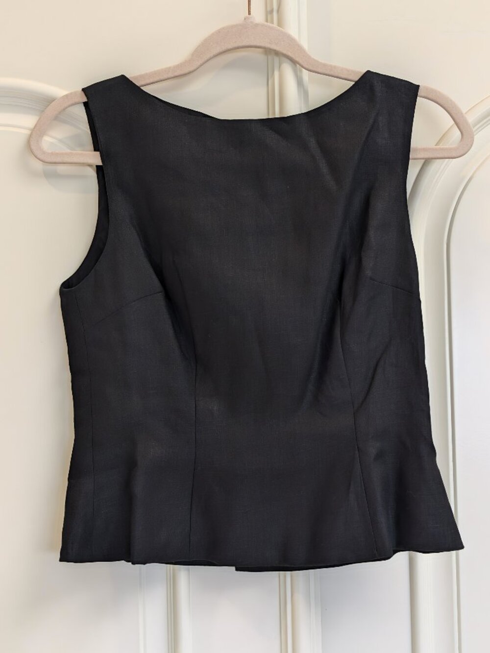 Reformation Moya Linen Two Piece Black - Size 4